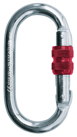 Карабин овал стальной с резьбовой муфтой CAMP OVAL STANDARD LOCK