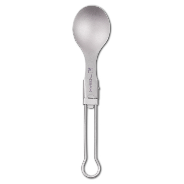 Титановая cкладная ложка T-Gear Titanium Folding Spoon