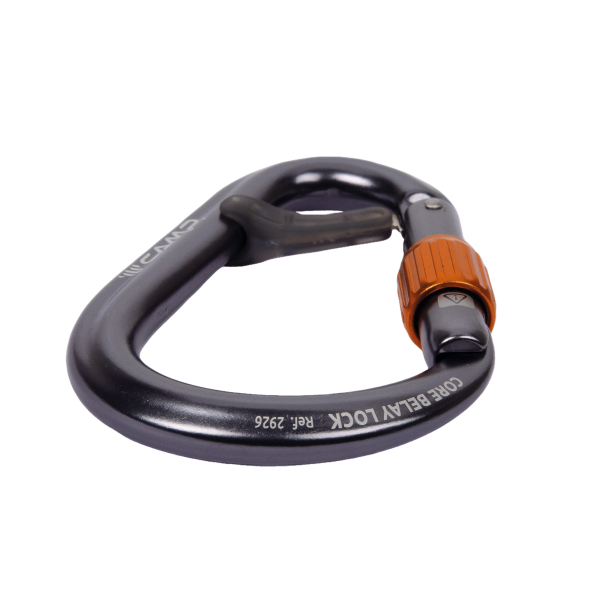 Карабин HMS алюминиевый с механической муфтой CAMP CORE BELAY LOCK