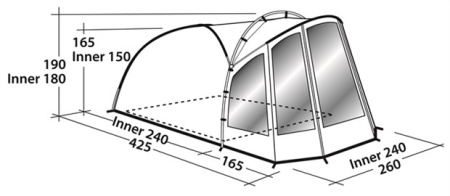 Палатка Robens Chalet 400 new