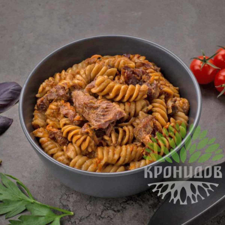 Готовое блюдо консервированное Кронидов Говядина с макаронами 250 г Готовое блюдо консервированное Кронидов Говядина с макаронами 250 г