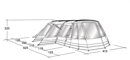 Палатка Outwell Montana 6P