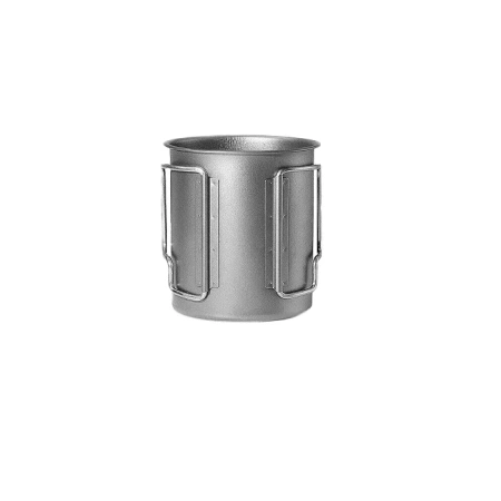 Титановая кружка со складными ручками AMG TITANIUM Single 220 мл