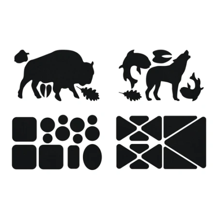 Gear Aid комплект заплаток Tenacious Tape - Gear Patches (Wild Life)