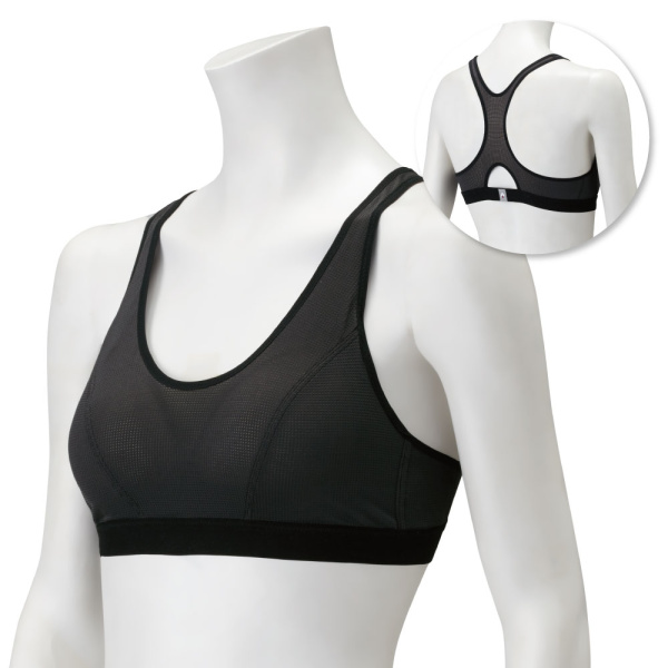 Montbell бюстгальтер Zeo-Line Mesh Sports Bra жен. (47 гр., M-CD, black)