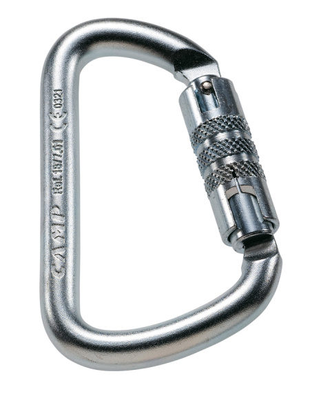 Карабин CAMP D-Shape Steel 2LOCK