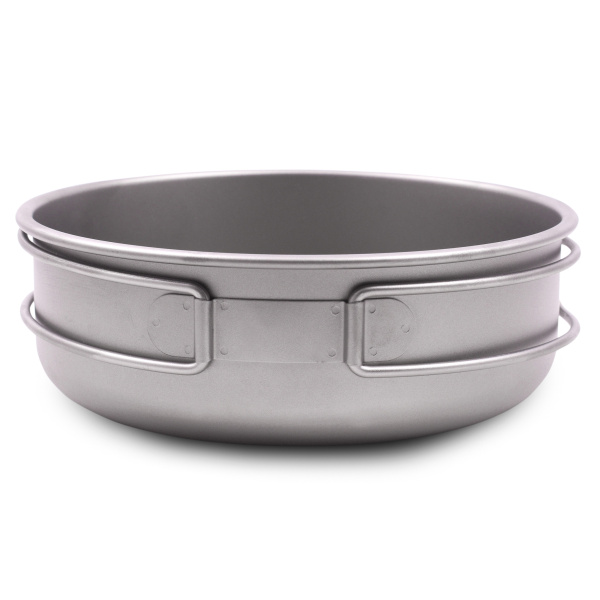 Титановая миска с ручками T-Gear Titanium Bowl 650
