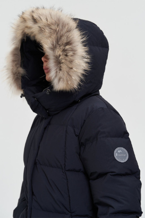 Женское пуховое пальто LAPLANGER Глория (опушка чернобурка)