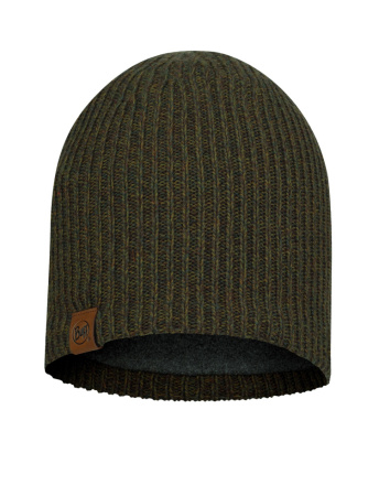 Шапка BUFF Knitted & Full Fleece Hat Lyne Bark