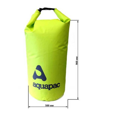 Гермомешок с плечевым ремнем AQUAPAC TrailProof Drybag 70L (Acid Green)