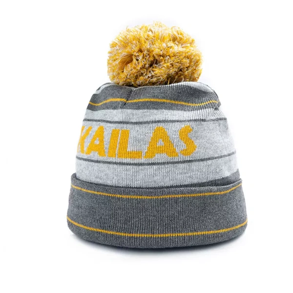 KAILAS шапка Skiing Knitting (серый/жёлтый)