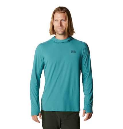 Футболка Mountain HardWear Crater Lake Long Sleeve Hoody Футболка Mountain HardWear Crater Lake Long Sleeve Hoody