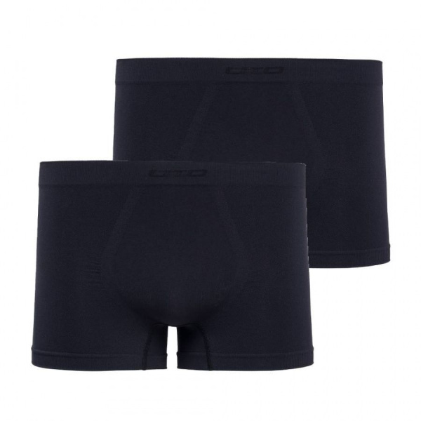 UTO трусы Sports Nilit Softex Boxer (2шт) муж. (L, black)