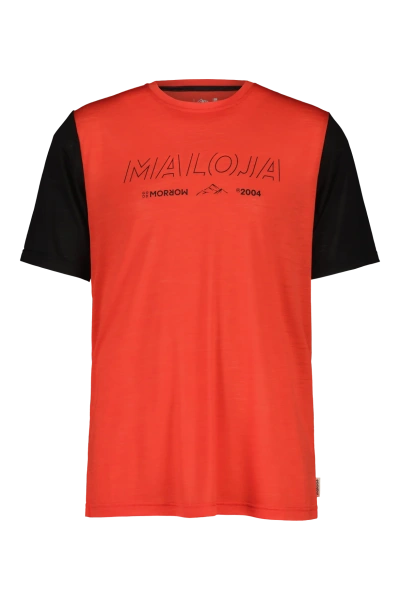 Maloja футболка KalmbergM муж. (XS, bright cranberry multi)