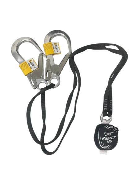 Амортизатор рывка с карабинами Singing Rock REACTOR 140 Y, 155 см