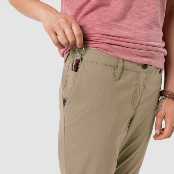 Тонкие брюки JACK WOLFSKIN DESERT ROLL-UP