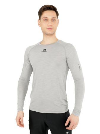 Nordski футболка Pro с длинным рукавом муж. (46-S, grey)