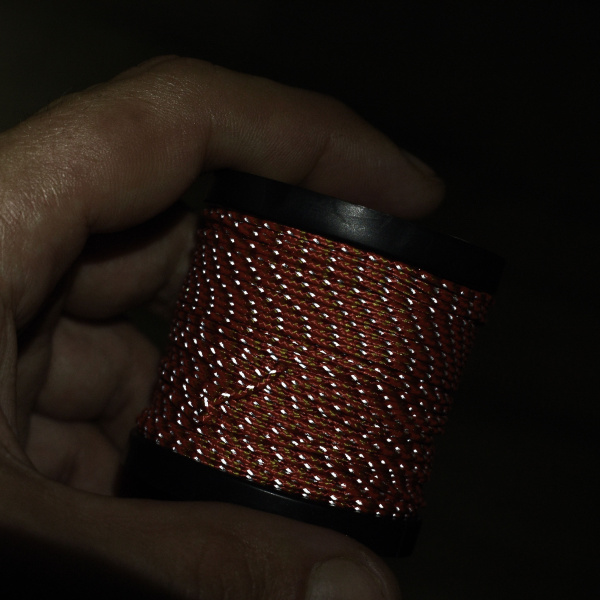 Световозвращающий микрокорд T-Gear x CORD nylon (катушка 30) 1.2 мм