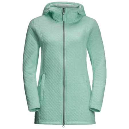 JACK WOLFSKIN джемпер MILA HOODED жен. (S, light jade, 4084)