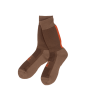 КРОМ носки Плюш (25, коричневый)