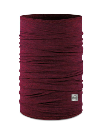 Бандана BUFF Lightweight Merino Wool Solid Garnet