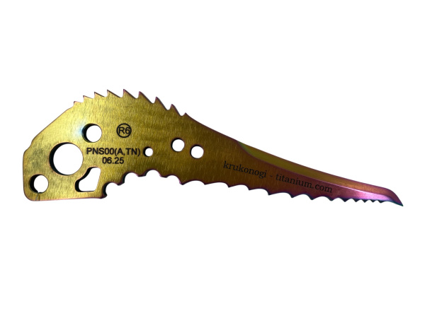Сменный клюв KRUKONOGI.Com для Petzl Nomic I, II (ледовый) - Armor steel. Stas Beskin Edition Сменный клюв KRUKONOGI.Com для Petzl Nomic I, II (ледовый) - Armor steel. Stas Beskin Edition