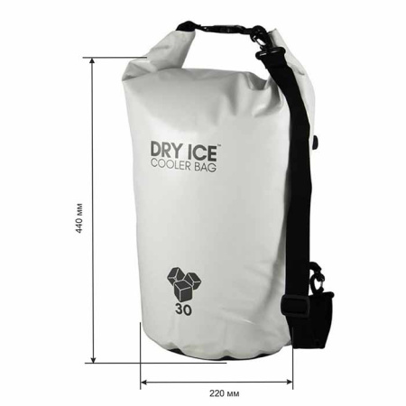 OverBoard гермомешок - холодильник - Little Dry Ice Cooler Bag. - 30L (white)