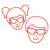 Детские очки и маски