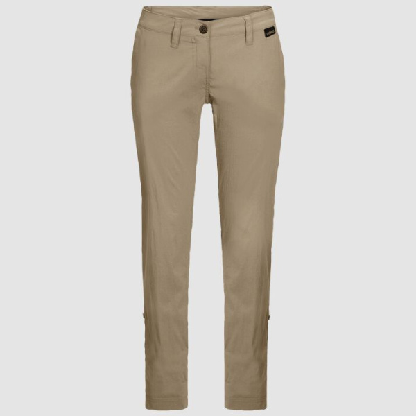 JACK WOLFSKIN брюки DESERT ROLL-UP жен. (38, sand dune)