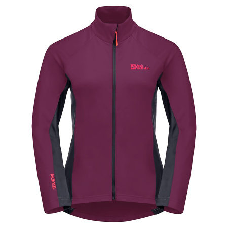 JACK WOLFSKIN куртка MOROBIA FZ жен. (женский, S, wild berry, 1014)