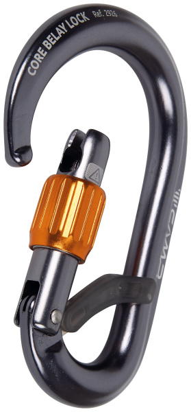 Карабин HMS алюминиевый с механической муфтой CAMP CORE BELAY LOCK