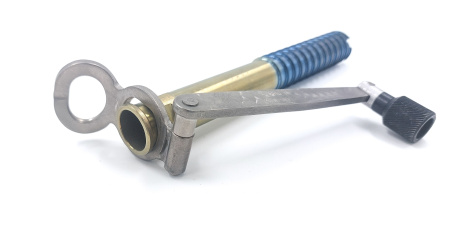 Титановый ледобур с ручкой 190х20 мм Титановый ледобур с ручкой 190х20 мм