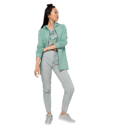 Флисовая кофта JACK WOLFSKIN MILA HOODED