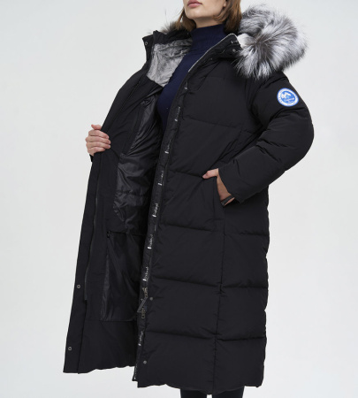 Женское пуховое пальто LAPLANGER Рукка Nordic Goose (опушка чернобурка)