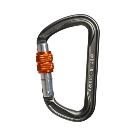 Карабин Вертикаль Gray трапеция с резьбовой муфтой (Keylock)
