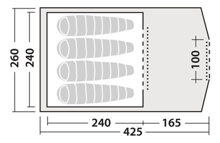 Палатка Robens Chalet 400 new