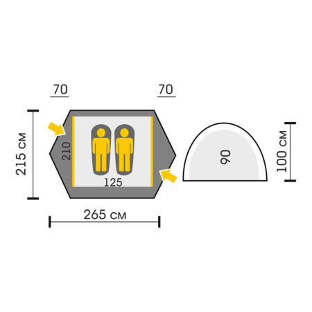 Палатка Talberg CAMO 2