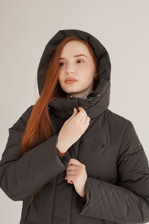 Женское пуховое пальто LAPLANGER Сортавала (опушка чернобурка)