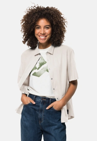 Рубашка JACK WOLFSKIN HEMP SHORTSLEEVE