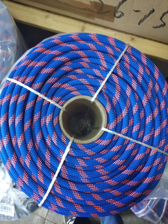 Статическая веревка ШНУР 10 мм цветная термоусаженная