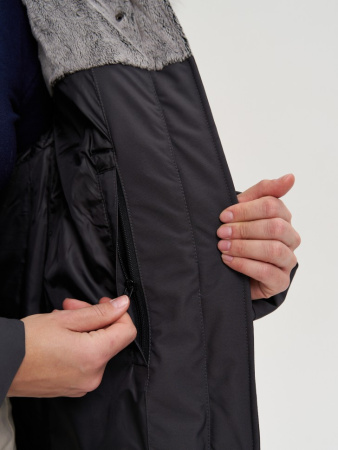 Женское пуховое пальто LAPLANGER Рукка Top Arctic Goose (опушка чернобурка)