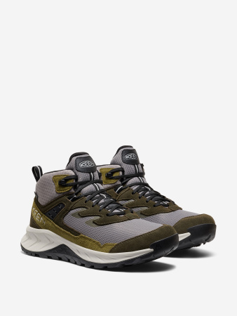 KEEN кроссовки HIGHTRAIL MID муж. (9.5, steel grey/forest night)