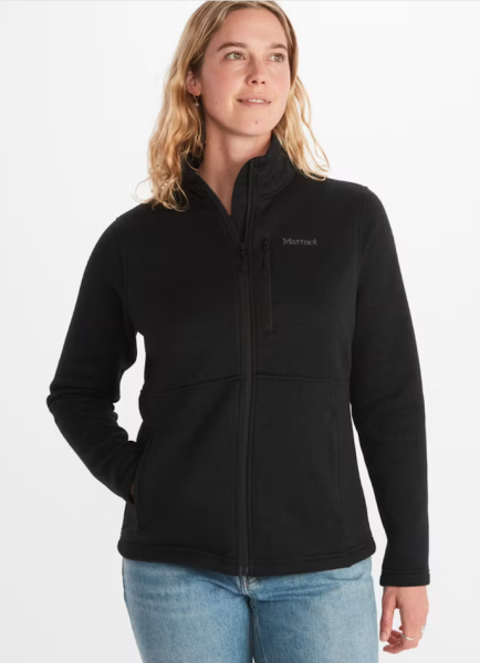 MARMOT куртка Drop Line Fleece жен. (L, black)