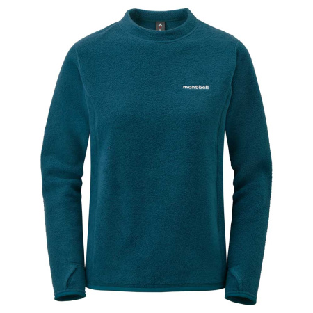 Montbell пуловер LITE SWEATSHIRT жен. (221г, XS, blue black)