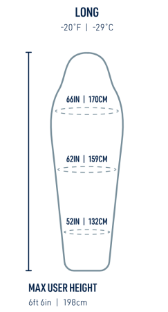 Спальный мешок Sea To Summit Alpine -29C Long RDS, RCS