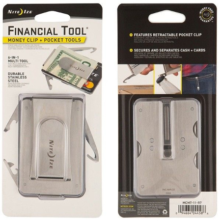 Инструмент FinancialTool Money Clip + Pocket Tools