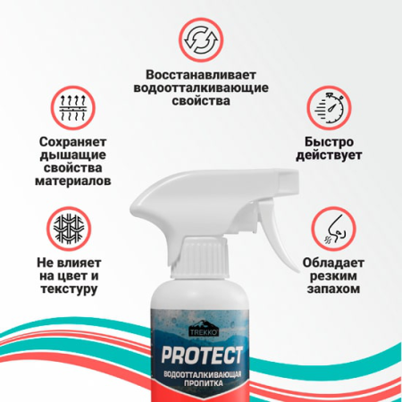 Водоотталкивающая пропитка для быстрого использования Trekko PROTECT