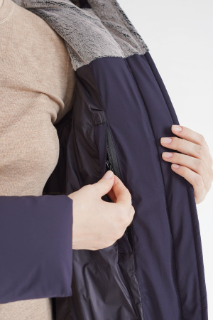 Женское пуховое пальто LAPLANGER Рукка SkyStretch  Goose (опушка енот)