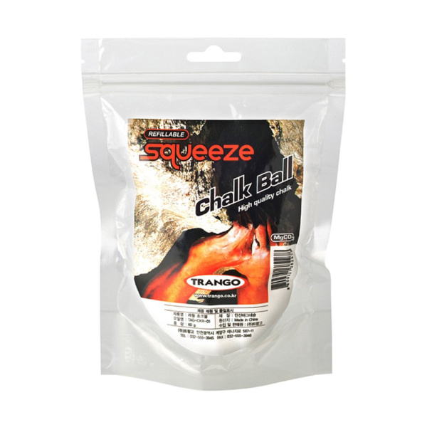 Магнезия в шарике TRANGO Squeeze Chalk Ball 60
