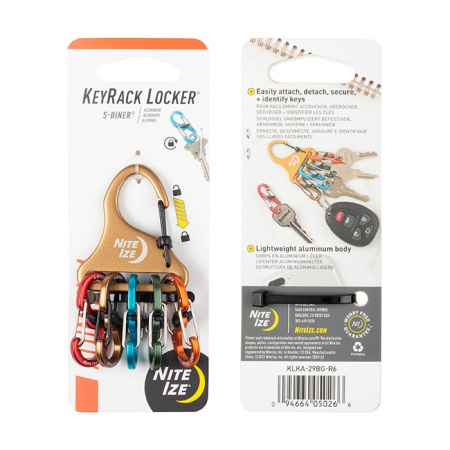 Брелок для ключей KeyRack Locker Aluminum Брелок для ключей KeyRack Locker Aluminum